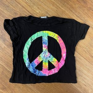 Miss Popular Kids Short Sleeve T-shirt Black